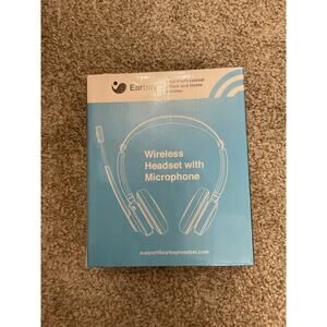 NIB Earbay BT782 Black/Gold Noise Cancelling Wireless Headphones w/Microphone